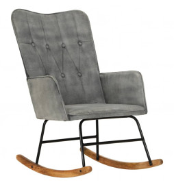 Chaise à bascule gris...