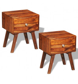 Table de chevet 2 pcs avec...