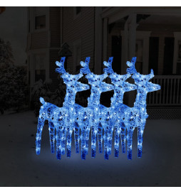 Rennes de Noël 4 pcs 160...
