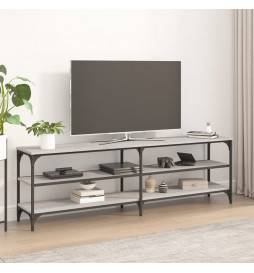 Meuble TV sonoma gris...