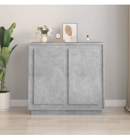 Buffet gris béton 80x34x75...