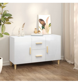 Buffet blanc brillant...