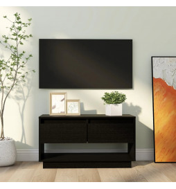 Meuble TV Noir 74x34x40 cm...