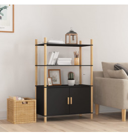Buffet haut Noir 80x40x121...