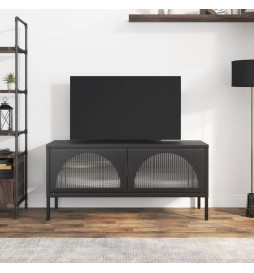 Meuble TV noir 105x35x50 cm...