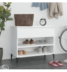 Armoire à chaussures Blanc...