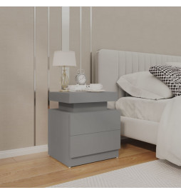 Table de chevet Gris...