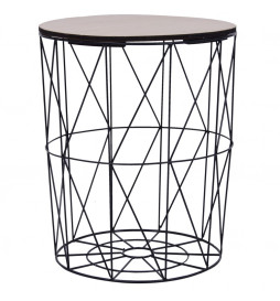 Table basse Noir Ø 47 cm