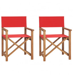 Chaises de metteur en scène...