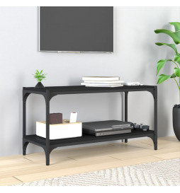 Meuble TV Noir 80x33x41 cm...