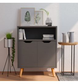 Buffet Gris 60x30x72 cm...