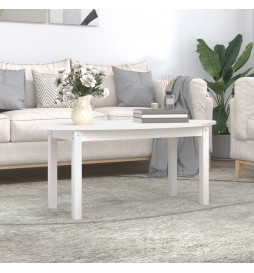 Table basse Blanc 110x55x45...