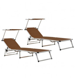 Chaises longues pliables...