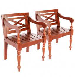 Chaises Batavia lot de 2...