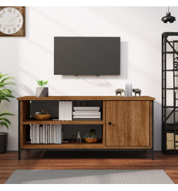 Meuble TV chêne marron...