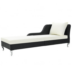 Chaise longue avec coussin...