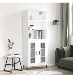 Buffet haut Blanc brillant...