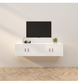 Meubles TV muraux 2 pcs...