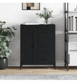 Buffet noir 69,5x34x90 cm...