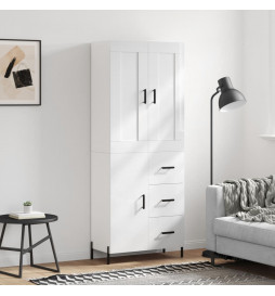 Buffet haut Blanc brillant...