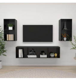 Meubles TV muraux 4 pcs...