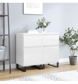 Buffets 2 pcs blanc...