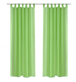 Rideau fin Vert pomme...