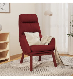 Chaise de relaxation Rouge...