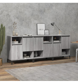 Buffets 3 pcs sonoma gris...