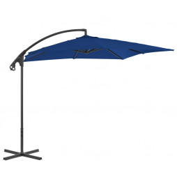Parasol déporté avec mât en...