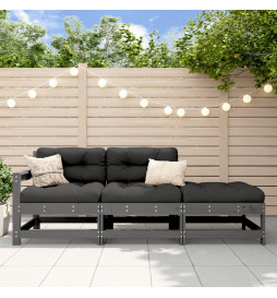 Salon de jardin 3 pcs avec...