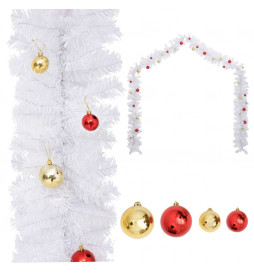 Guirlande de Noël décorée...