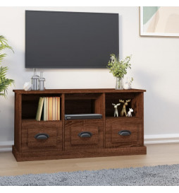 Meuble TV chêne marron...