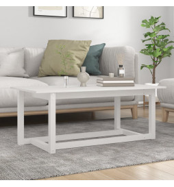Table basse Blanc 110x55x45...