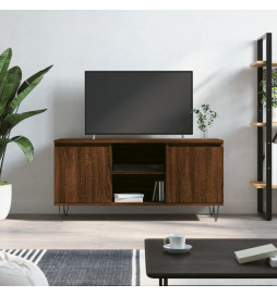 Meuble TV chêne marron...