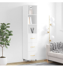 Buffet haut Blanc brillant...