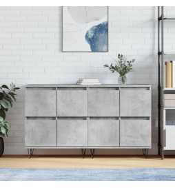 Buffets 2 pcs gris béton...