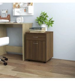 Armoire roulante Chêne...