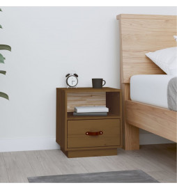 Table de chevet Marron miel...