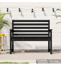 Banc de jardin noir...