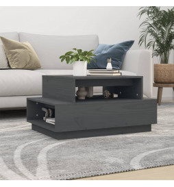 Table basse Gris 80x55x40,5...