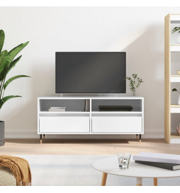 Meuble TV blanc brillant...