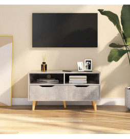 Meuble TV Gris béton...