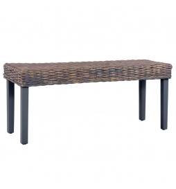 Banc 110 cm Gris Rotin...