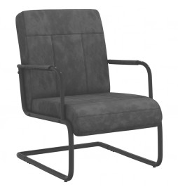 Chaise cantilever Gris...