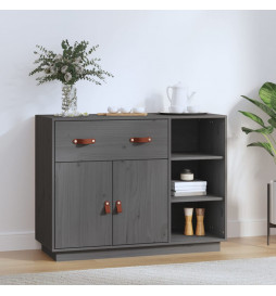 Buffet Gris 98,5x40x75 cm...