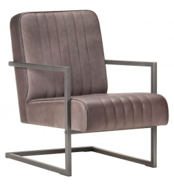 Fauteuil cantilever Marron...