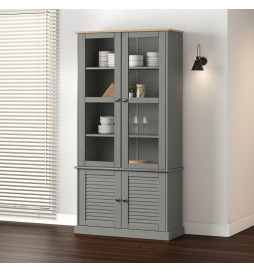 Vitrine en verre VIGO gris...