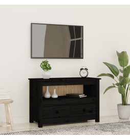 Meuble TV Noir 79x35x52 cm...