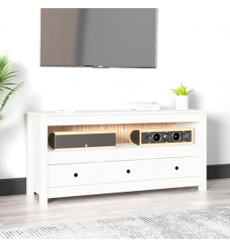 Meuble TV Blanc 114x35x52...